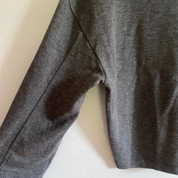 Club Monaco Double Faced Gray Pullover Sweatshirt - Picture 10 of 11